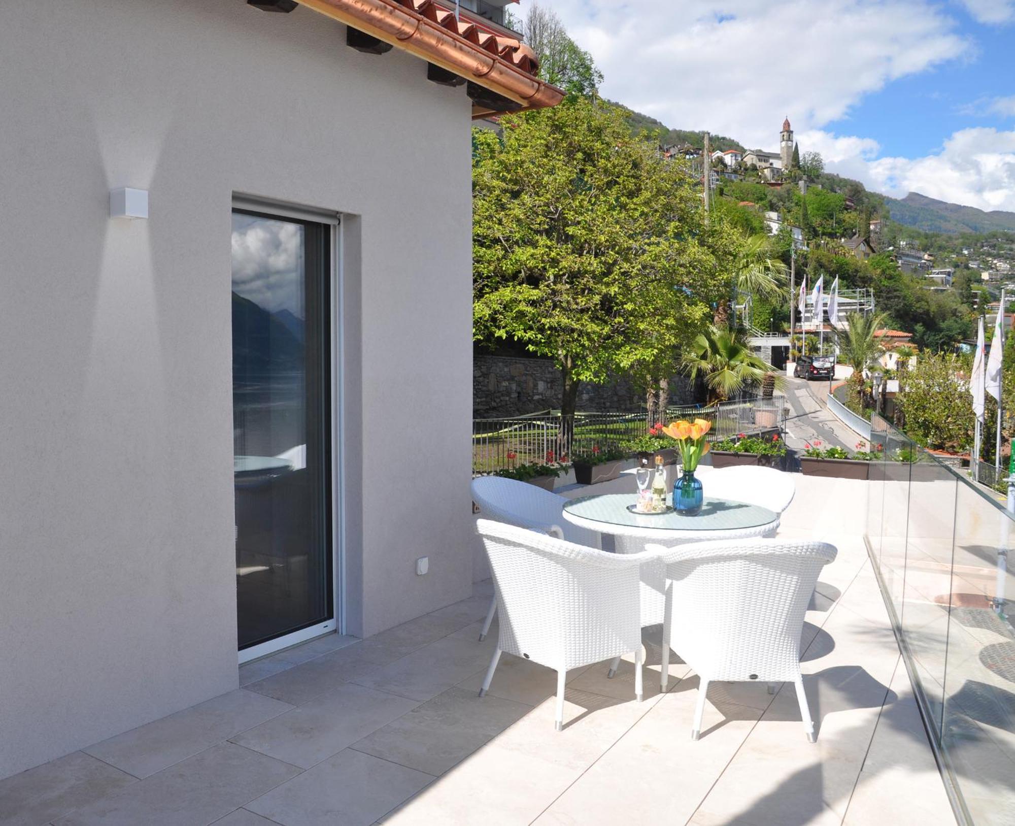 Boutique Hotel La Rocca Ronco sopra Ascona Buitenkant foto